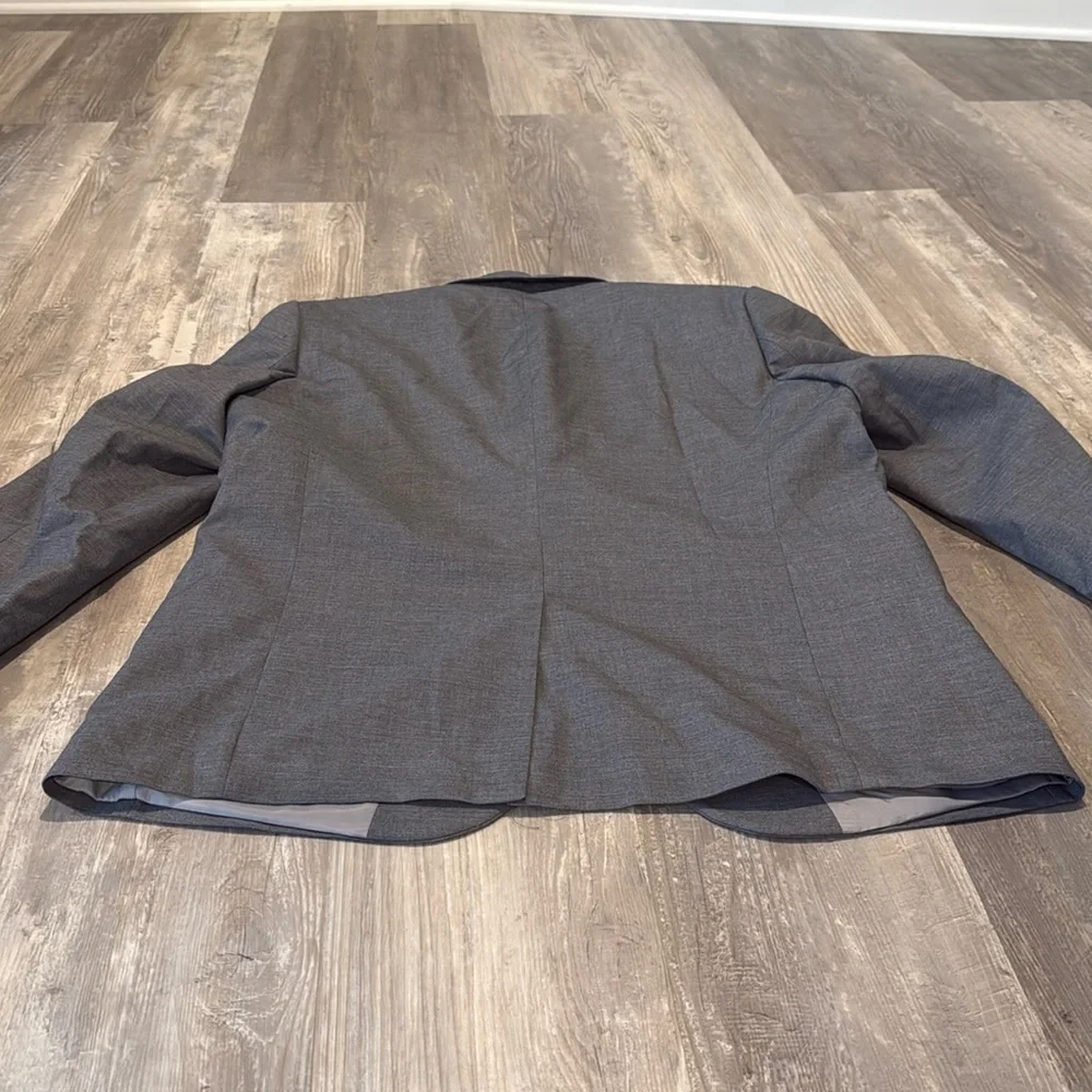 H&M Dark Gray Regular-Fit Single-Breasted Men’s Jacket
